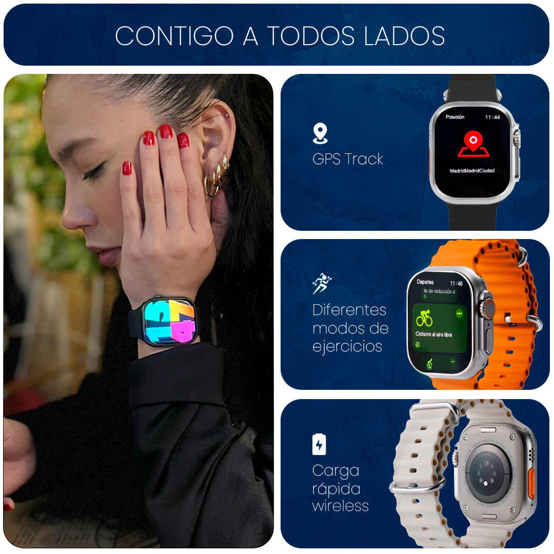 Hello Watch + Auriculares XY-70 PRO + Hidrogel de regalo